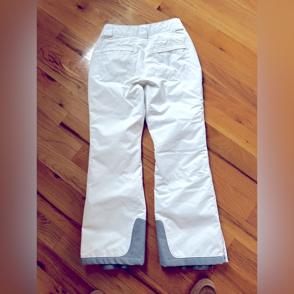 Women’s white COLUMBIA Omniheat ski pants Size M - Picture 2 of 7